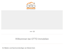 Tablet Screenshot of immobilien-otto.com